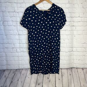 MADEWELL Button-Back Easy Dress in Daisy Dots Style AB331